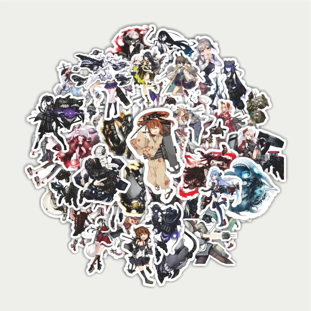 

Sticker Pack Stiker Anime Game Series Kantai Collection Character 6 | Sticker TUMBLR | Stiker LAPTOP KOPER HELM