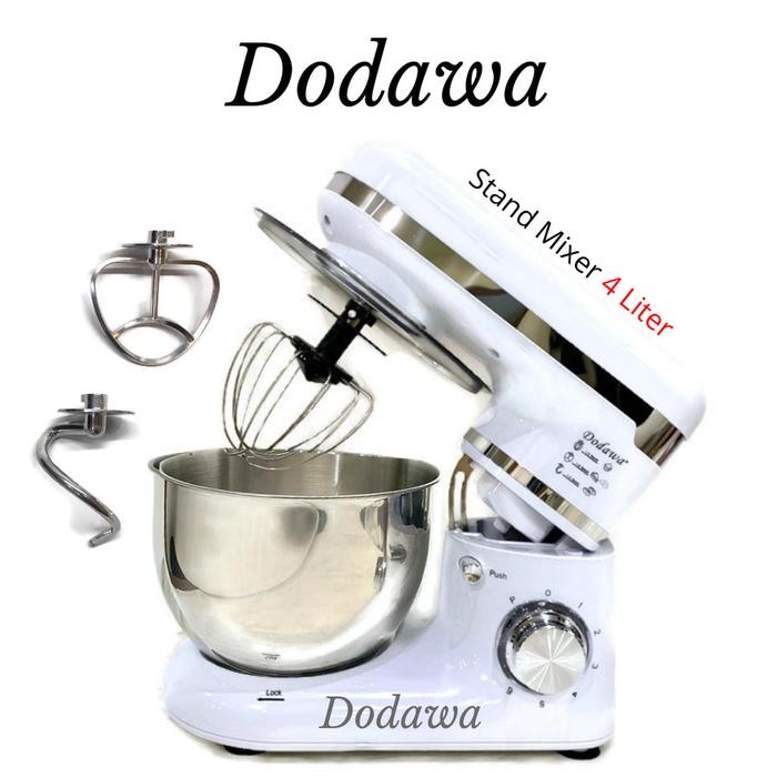 DODAWA Stand Mixer DD 7160 - Mesin Adonan Kue Stainless Steel 4 Liter