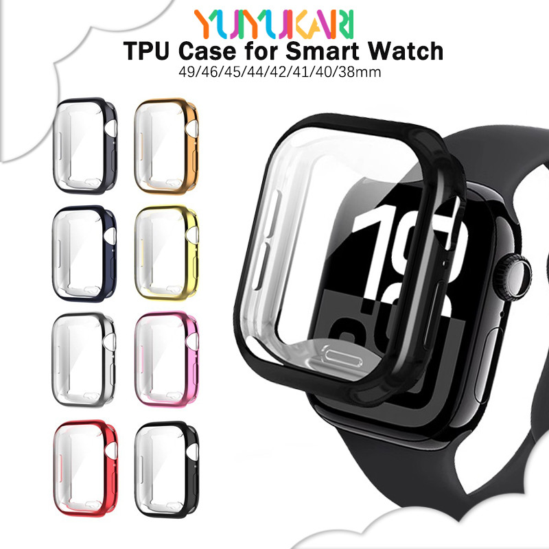 Soft TPU Case Cover for IWatch Apple Watch Ultra 3 2 SE 3 2 Series 11 10 9 8 7 6 5 4 49mm 46 45 41 4