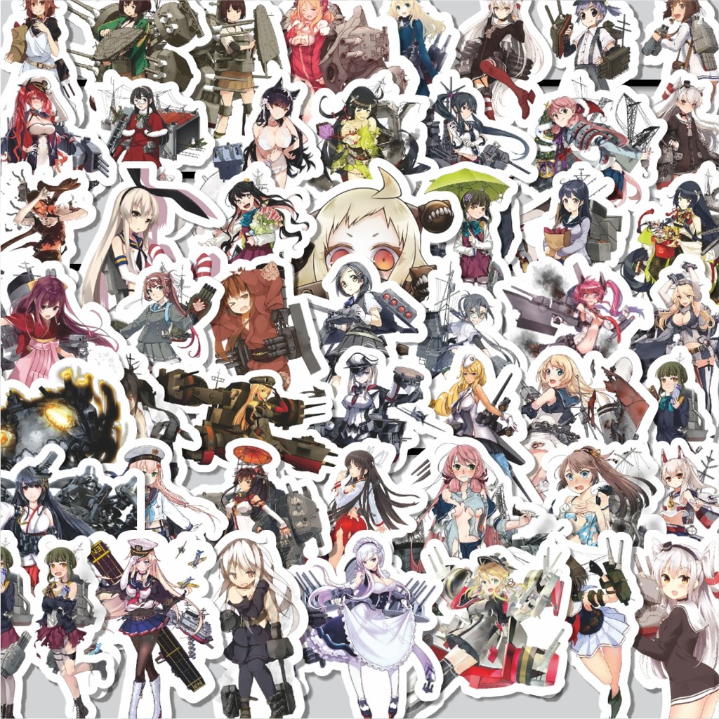 

Stiker Cutting Pack Stiker Anime Game Series Kantai Collection Character 10 Isi 100Pcs Series Aesthetic Lucu Keren Untuk Koper Bahan Vynil