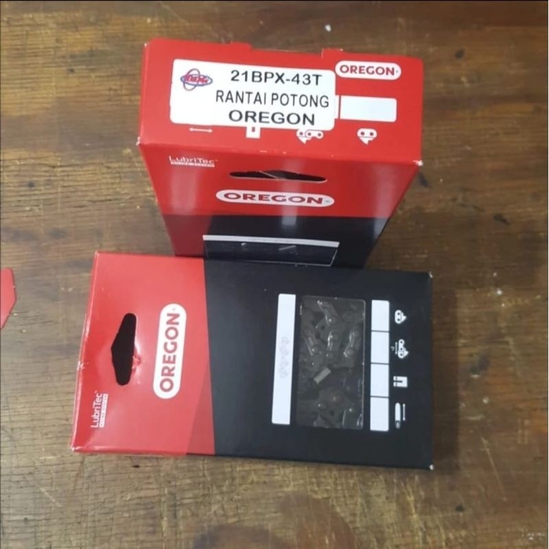 TEAMOR Rantai OREGON Bar 22" Inchi 43T Mesin Senso 5800 5200 628