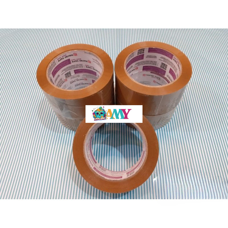 

NACHI LAKBAN COKLAT 2 INCH / LAKBAN ISOLASI NACHI 2 INCH COKLAT 1 ROLL AMY STASIONARY