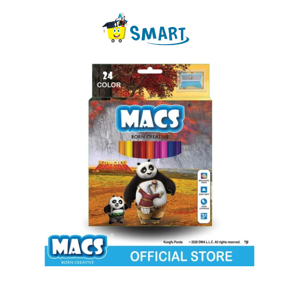 

MACS PENSIL WARNA MACS KUNG FU PANDA 24 WARNA COLOUR PENCIL