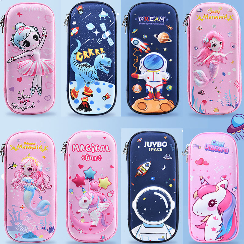 

3D 230mm *100mm *50mm Pencil Case EVA Large Capacity Waterproof Pencil Box for Student School Supply Stationery Pencil Case