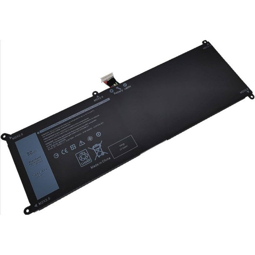Baterai XPS 12 9250 / Latitude 12 7000 / 12 7275 / 12-7000 / 7275 7VKV9 ORI