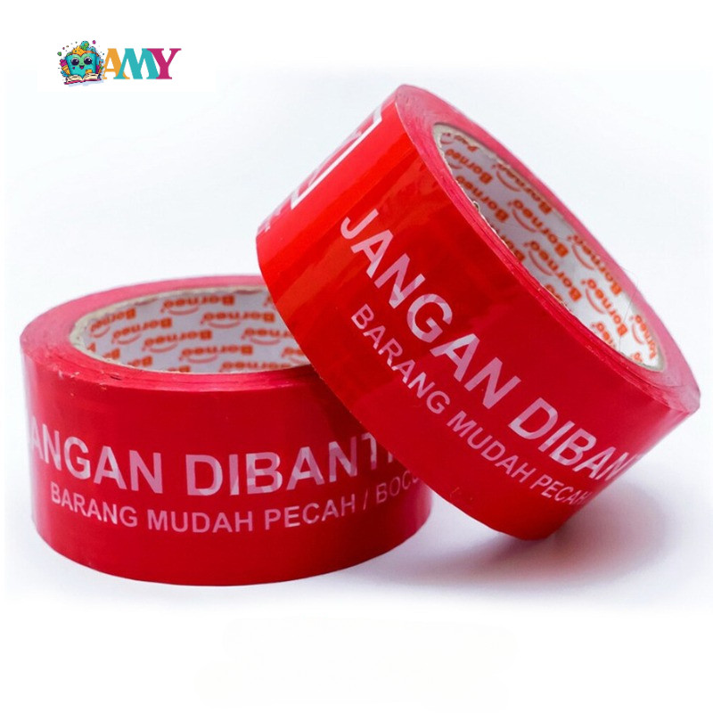 LAKBAN BORNEO CORE ORANGE "JANGAN DIBANTING" AMY STASIONARY