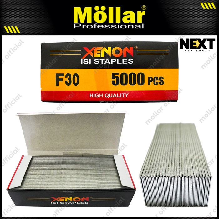 

XENON REFILL ISI STAPLES PAKU TEMBAK – 5000 PCS UKURAN F10 F15 F20 F30 F50 | NEXTOOLS