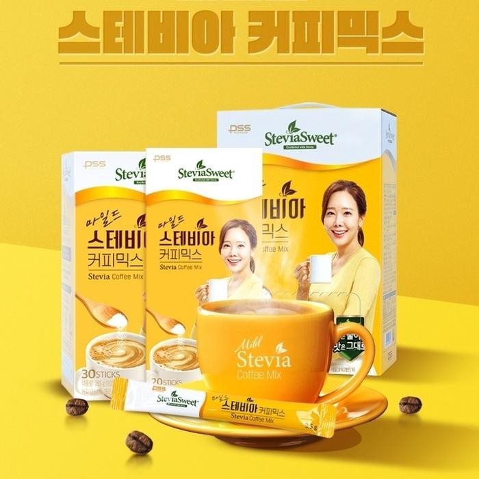 

10 Sachet Stevia Mild Coffeemix Kopi Korea - Stevia Coffemix Plus