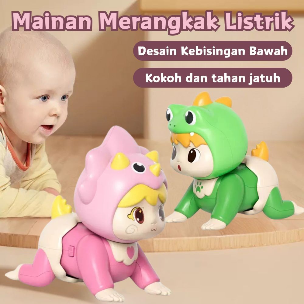 bayi merangkak elektrik bayi 6-12 bulan mainan Belajar