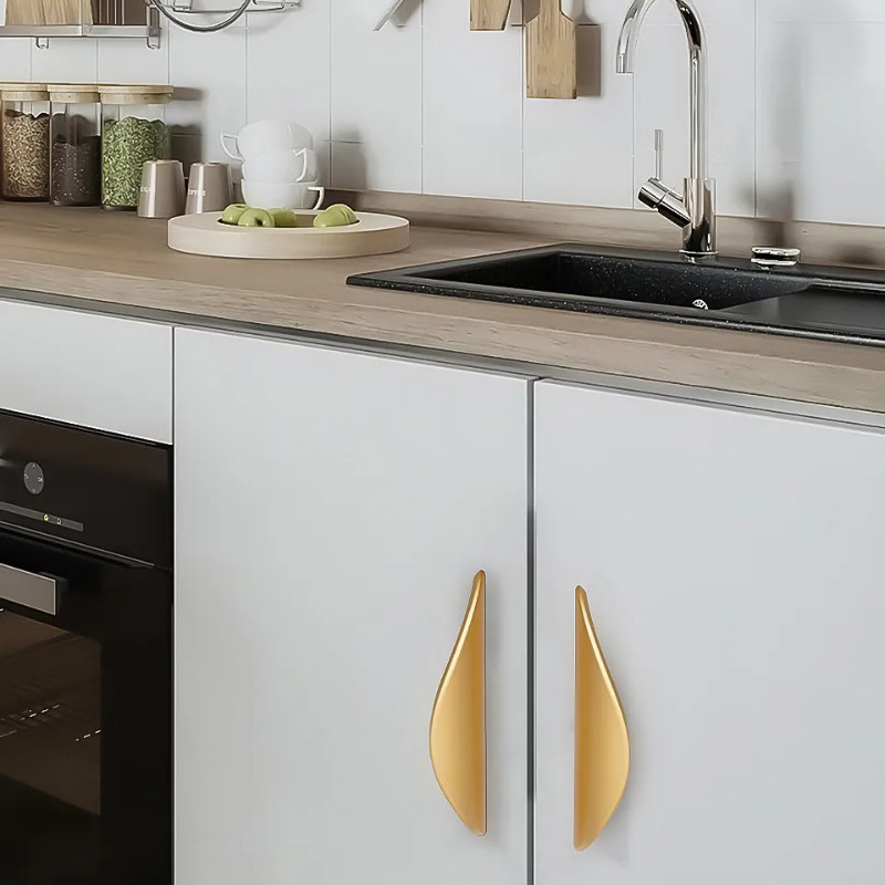 

Amerikan dolap kolları siyah altın çinko alaşımı mutfak dolabı çekmece topuzu çeker kapı mobilya kolu donanım