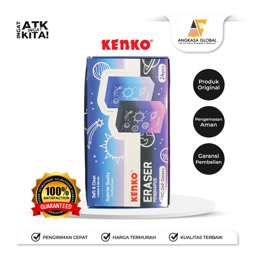 

KENKO PENGHAPUS/ ERASER ERC-24P GALAXY (1PC)