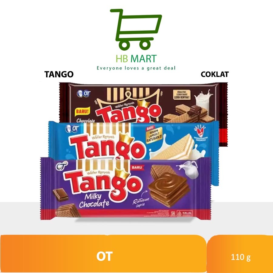

TANGO WAFER MILKY CHOCOLATE/LONG VANILLA/ROYAL CHOCOLATE 110gr