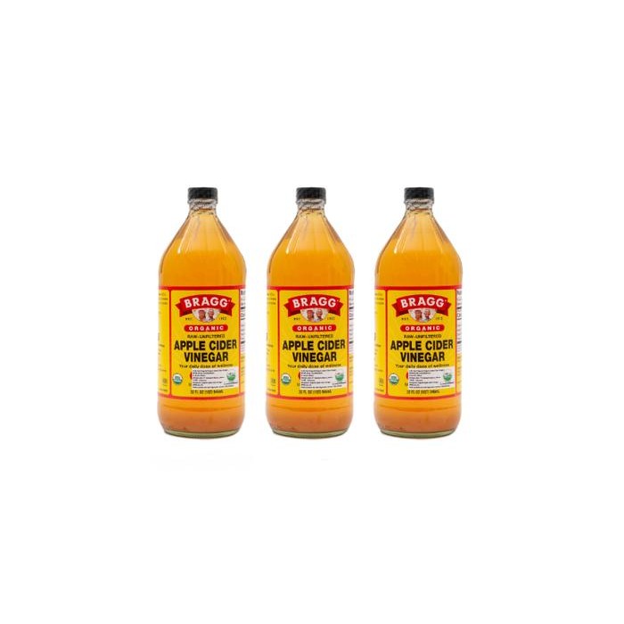 

Bundling 3 pcs Bragg Organic Raw Unfiltered Apple Cider Vinegar 946ml