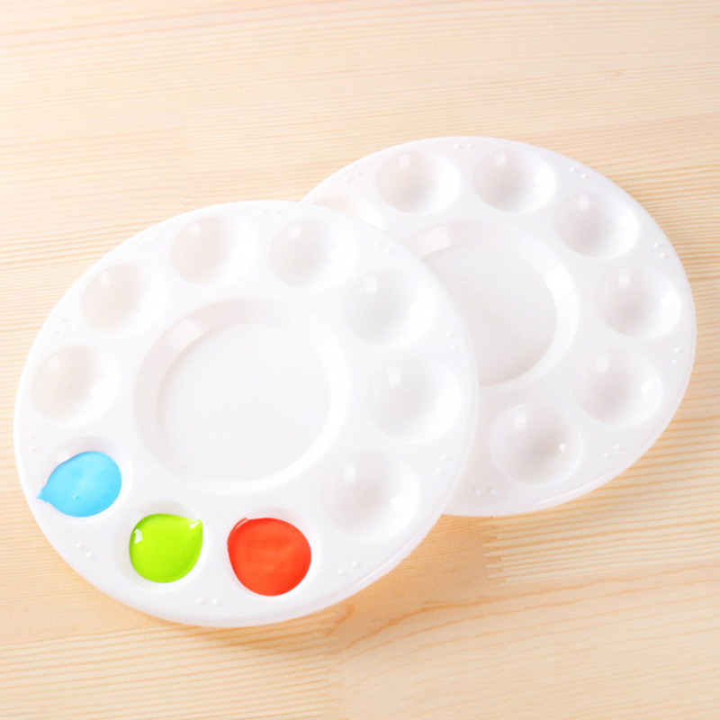 

Palette 10 Grid Art Paint Tray Artist Watercolor Plastic Mixing Palette Supplies