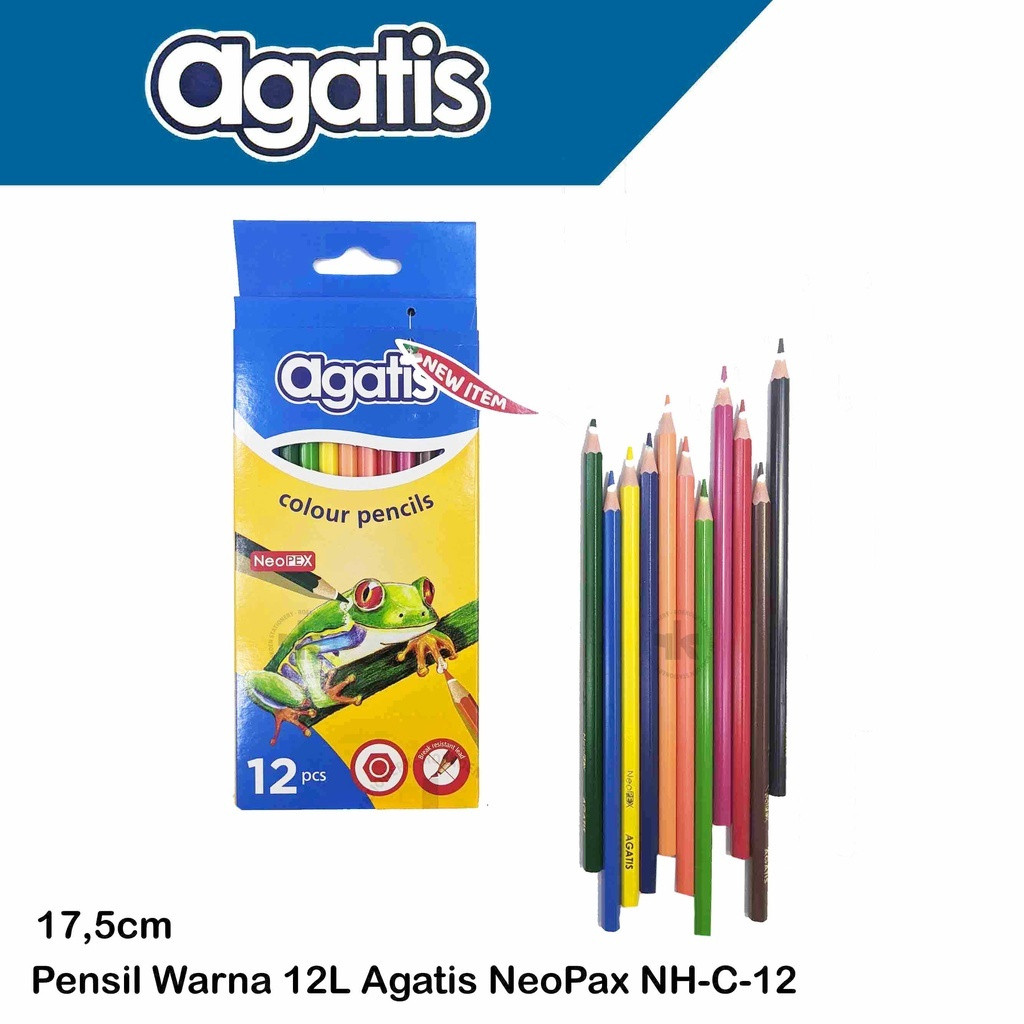 

Set Pensil Warna Agatis 12 Warna Panjang Kelir, Pensil Warna Agatis 12 Warna Panjang Agatis