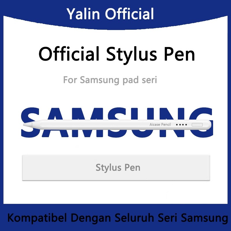 

Yalin Official Stylus Pen Samsung Pencil tabelt tab a9/a9+ fe wifi s9 a8 s6 lite pad pulpen stylus stilus pen capacitive kompatibel pencil Anti-Mistouch multifunctional screen touch drawing kapasitif pen universal