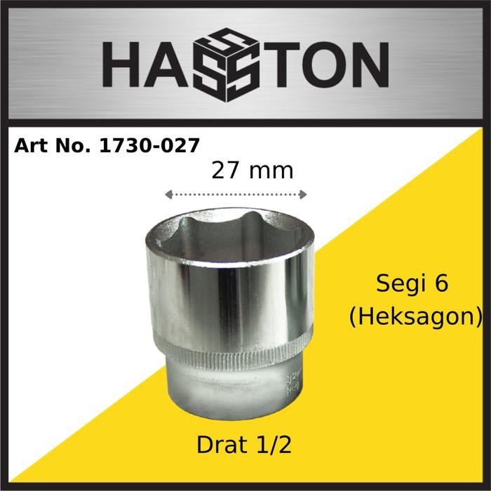 Kunci Sok 27mm Segi 6 HASSTON PROHEX