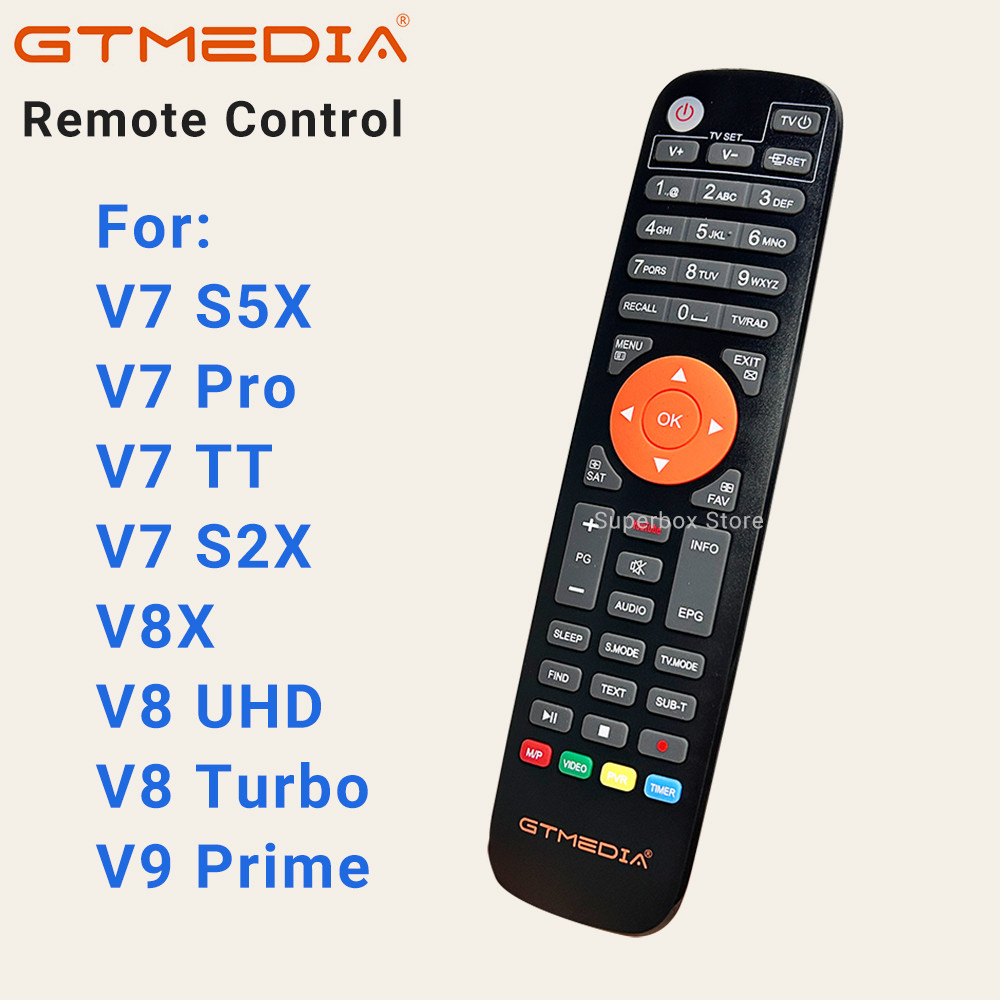 GTMEDIA Remote Control for V7 S2X / V7 S5X / V7 PRO / V8X / V9 Prime No Voice No Gyroscope