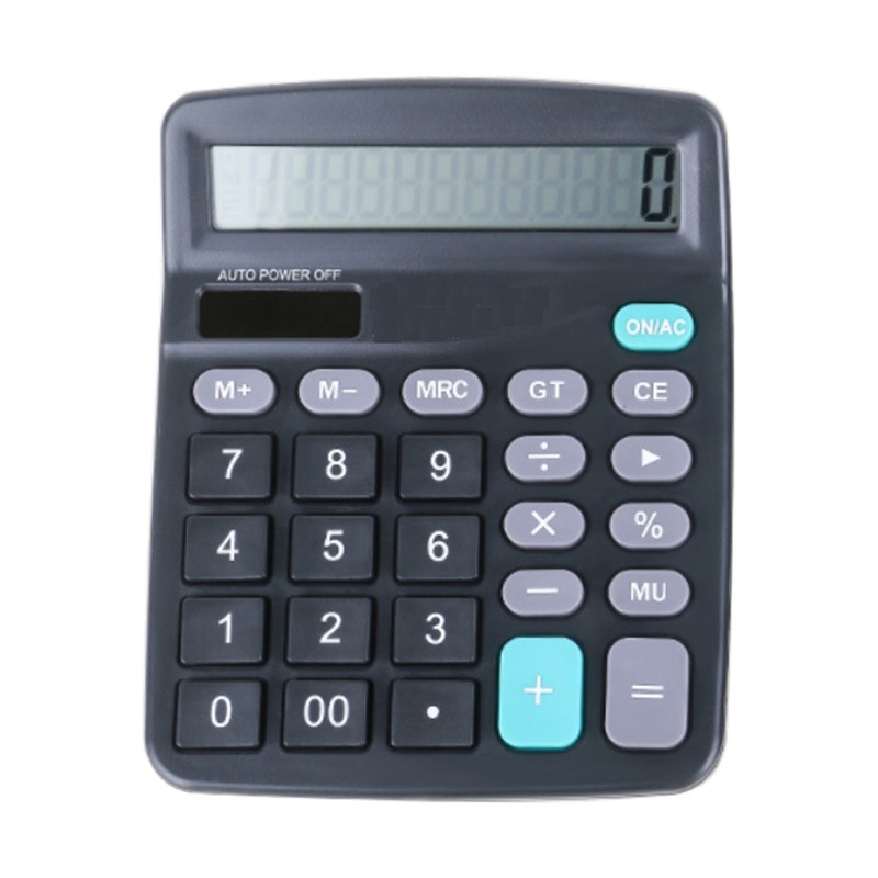 

2025 New 12-Digit Desk Calculator Business Accounting Tool and Solar Power Clear Big Buttons Lcd Electronic Calculators