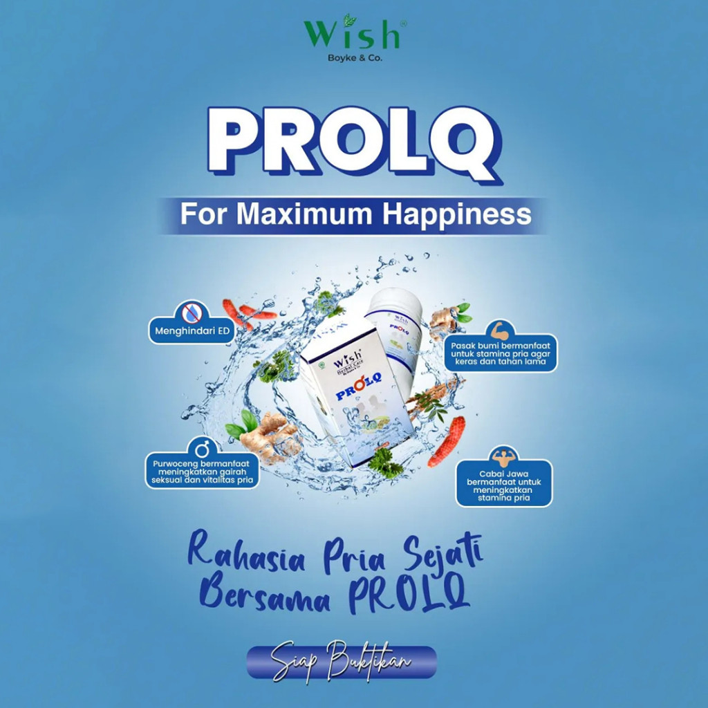 (Terlaris) Produk Prolq Kapsul Wish dr.Boyke