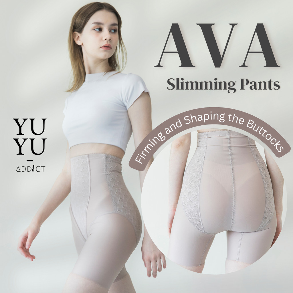 CF45RF YUYUADDICT - AVA Slimming Pants - Celana Scuplting Shaper Korset Pengencang Perut dan Bokong 