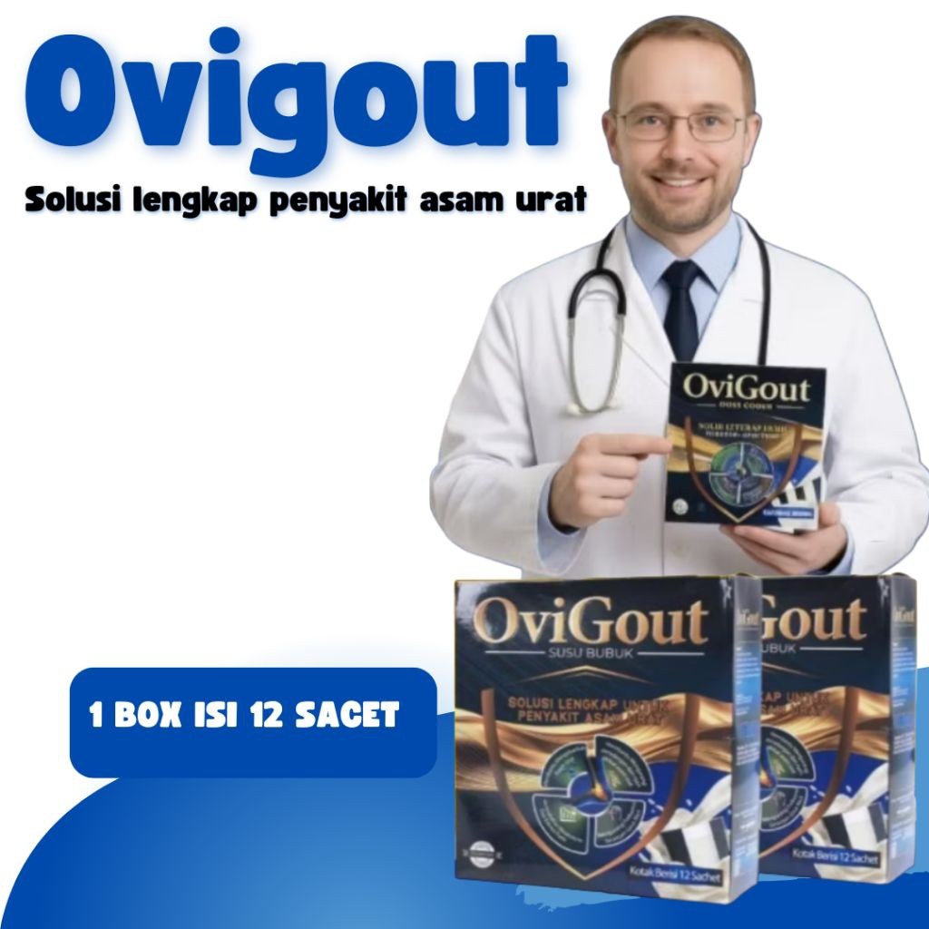 

OVIGOUT Milk Susu Herbal Asam Urat Terbaik Atasi Nyeri Sendi Dan Tulang