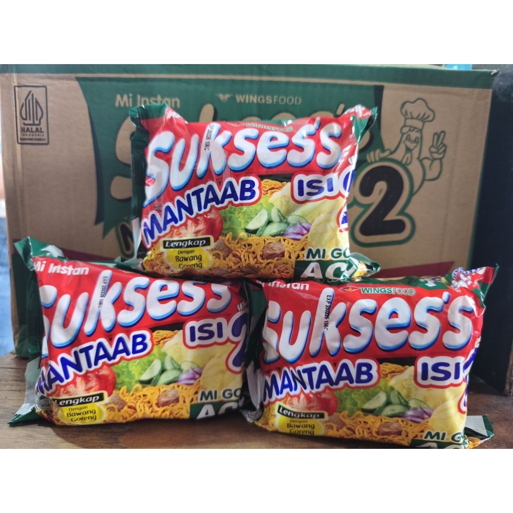 Mie Sukses Goreng aceh isi 2, 140gr @ 24bks / 1 dus