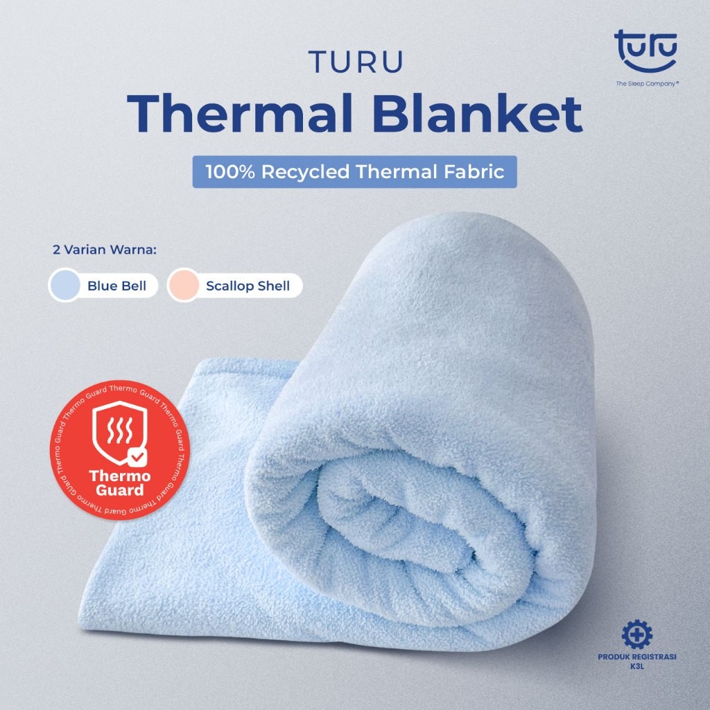 WOKER.ID TURU Thermal & Travel Blanket ( Selimut Hangat ) - Thermo Guard