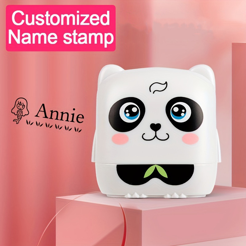 

Customizable Children's Name Stamp | Quick-Dry Seal Kit | Durable School Stationery & Back to School Essentials for Students