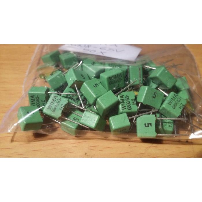 Part Capacitor 6800 6n8 / 63v WIMA