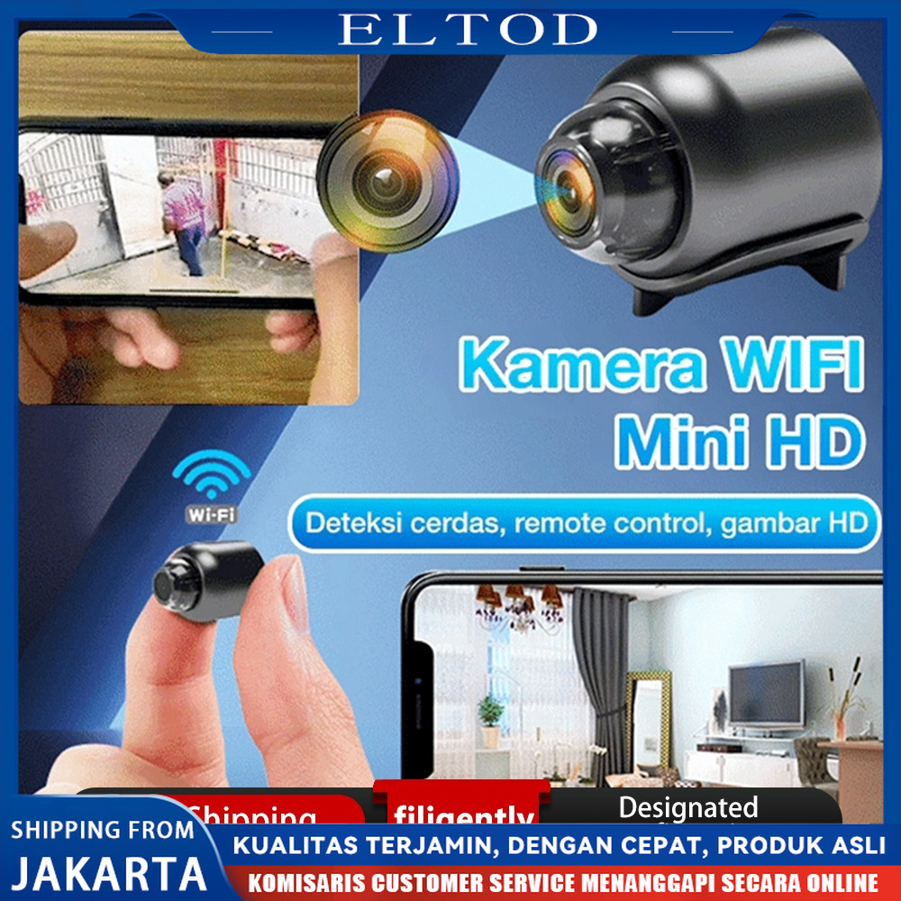 NEW Camera Mini Pemotretan Sudut Super Lebar Camera Mini Wifi Hidden Camera Pemotretan 4k Hd Camera 