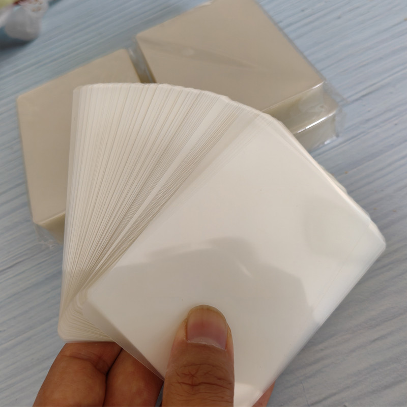 

500pcs Mini 3" 95x66mm 100 Mic Clear Thermal Laminating Pouch Laminate Sheets Photo Protect Cover Film for Lamination Writer