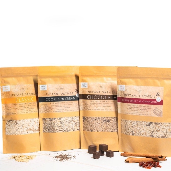 

OatBarn Instant Oatmeal Cereal 300 Gr. | Sarapan Sereal Oatmeal Instan Havermut Oats Refill Pack