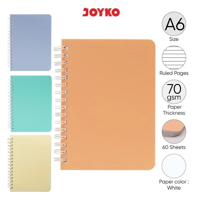 

JOYKO NB-744 A6 Ruled Notebook Diary Agenda Buku Catatan Bergaris