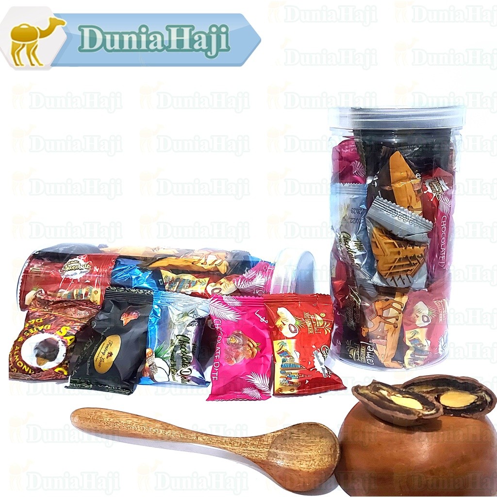 

Coklat Isi Kurma 500gr Cokelat Lapis Kurma Asli Arab Oleh Oleh Haji dan Umroh