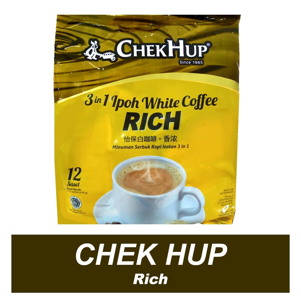 

ChekHup 3in1 IPOH White Coffee Rich/King Exp Juli 2026 PROMO!! HALAL