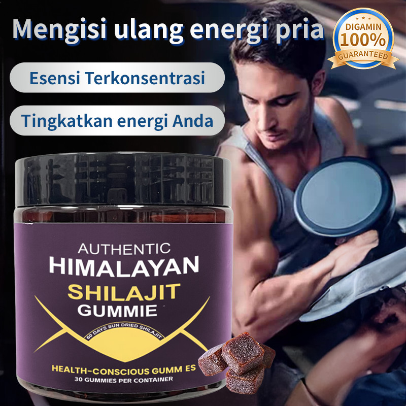 ❤️24 Jam Pengiriman Cepat❤️ Shilajit Himalaya ORI 30 Gummy | Suplemen Kunyah Pembentuk Otot  Penurun