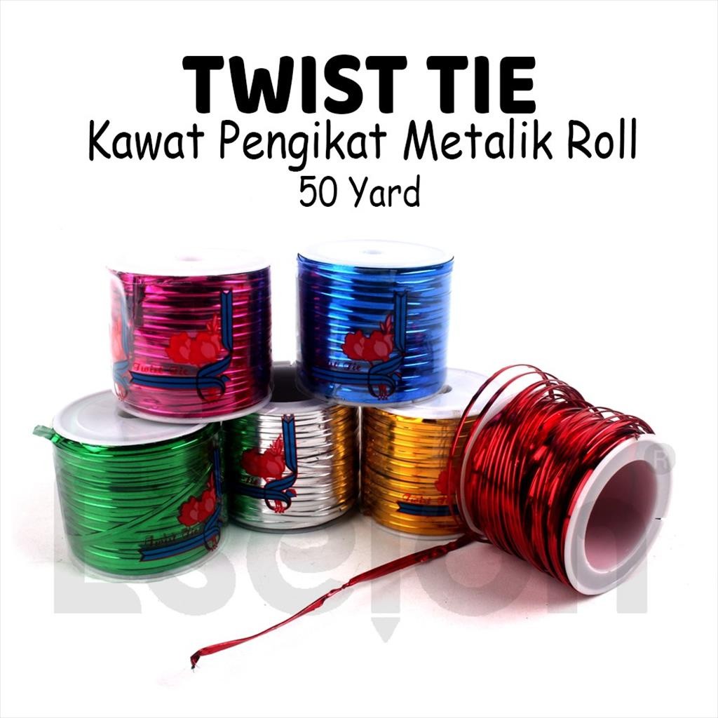

♚Pita Kawat / Pita Souvenir Rol Warna Metalik /Kawat Pengikat Serbaguna♚