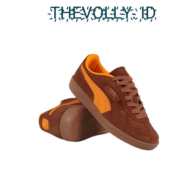 Sepatu Puma Palermo Brown Orange BNIB Original / Sneakers Pria