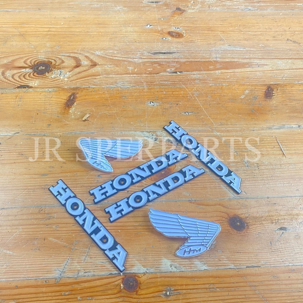 emblem tangki cb gelatik import putih