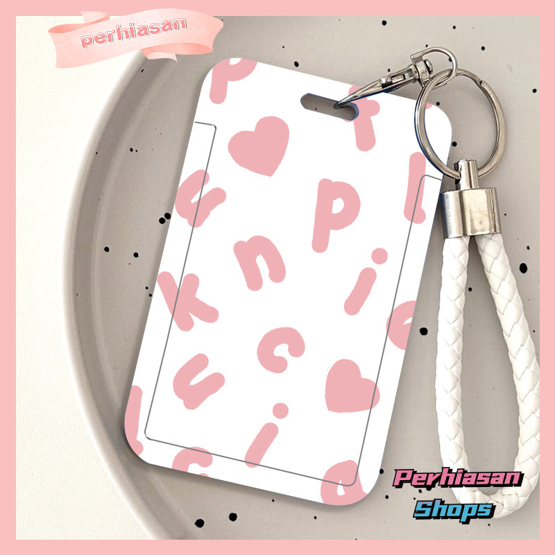 

【Perhiasan Shops】ID CARD HOLDER MOTIF KAWAII TEMPAT KARTU PHOTOCARD PHOTO CARD Dilengkapi Dengan Tali Tangan Berkualitas Tinggi Mendukung Diskon Untuk Pembelian Grosir,Huruf Dengan Latar Belakang Berwarna-warni