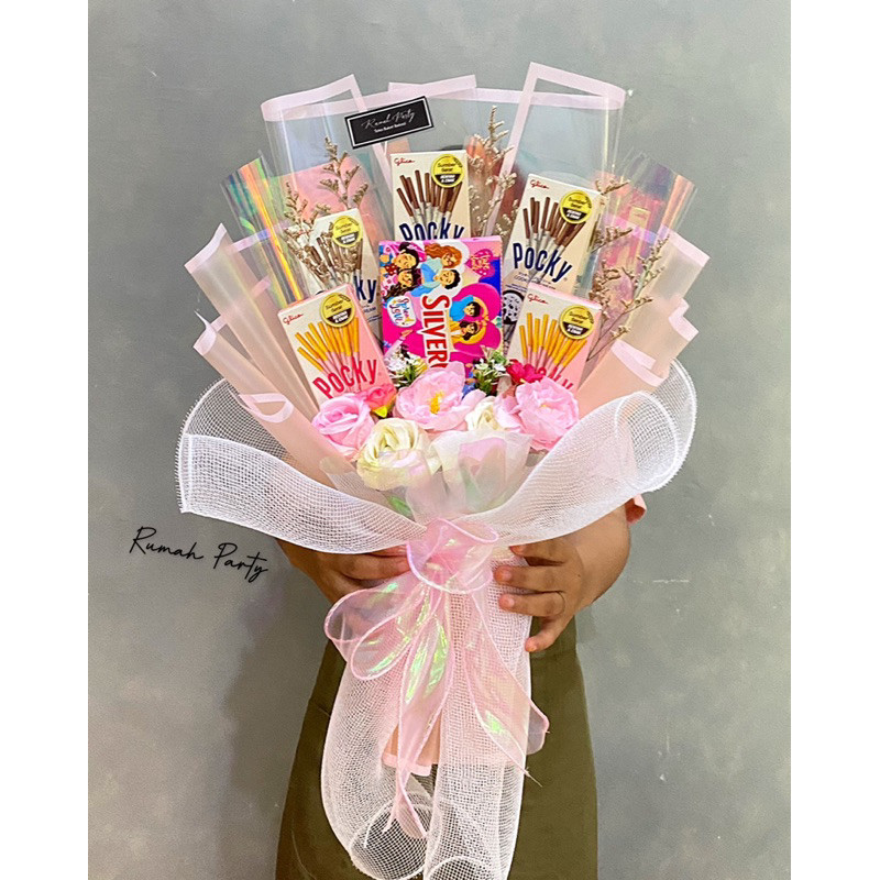 

Buket Pocky Snack / Buket coklat