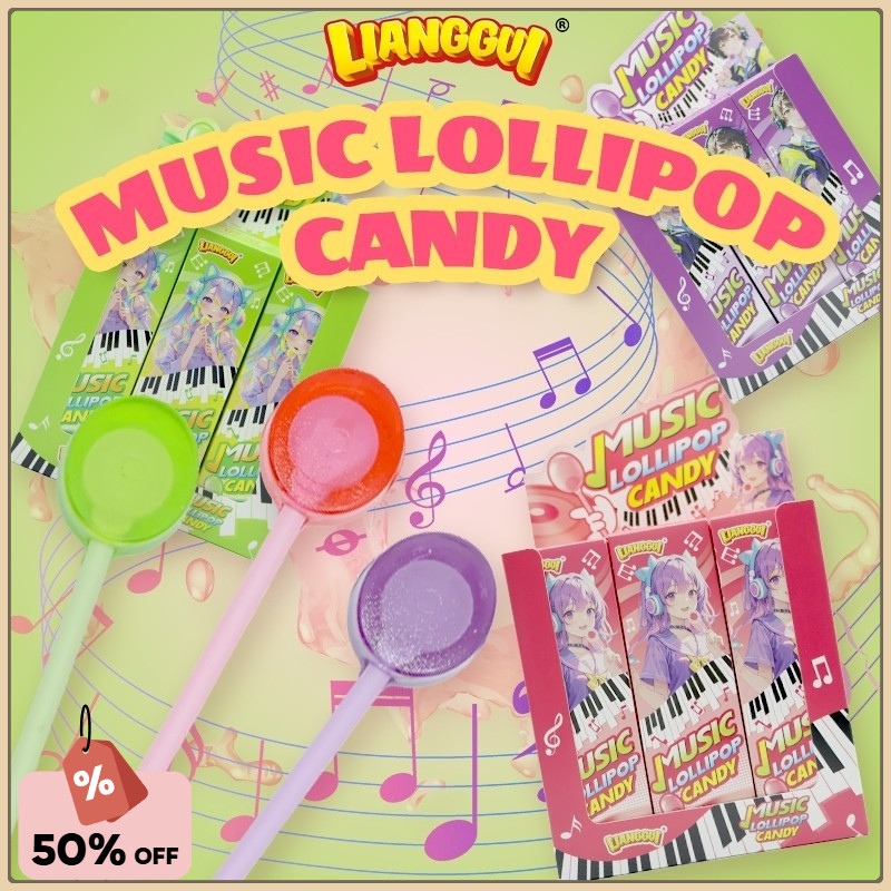 

[Jaminan kualitas] LIANGGUI HALAL Lianggui Lolipop Musik 3 Rasa HALAL - Apel Hijau Anggur Stroberi Mainan & Cemilan Anak Unik