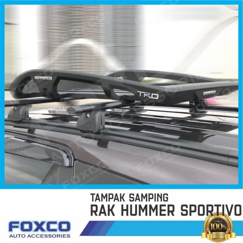 PAKET RAK BAGASI MOBIL PLASTIK TRD SPORTIVO KAKI RAK ALL NEW RUSH FORTUNER PAJERO