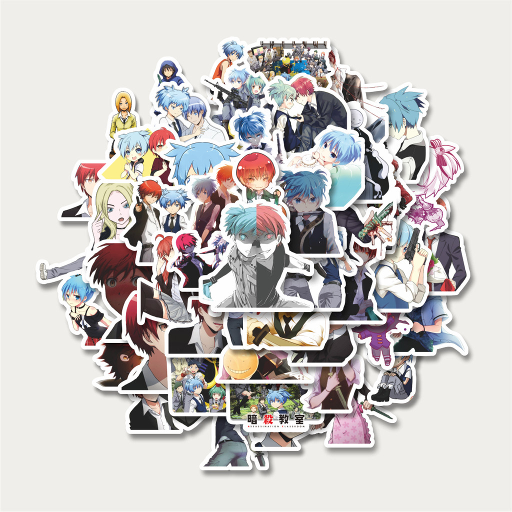

Sticker Pack Stiker Anime Series Assasination Classroom Character Mix 2 | Sticker TUMBLR | Stiker LAPTOP KOPER HELM