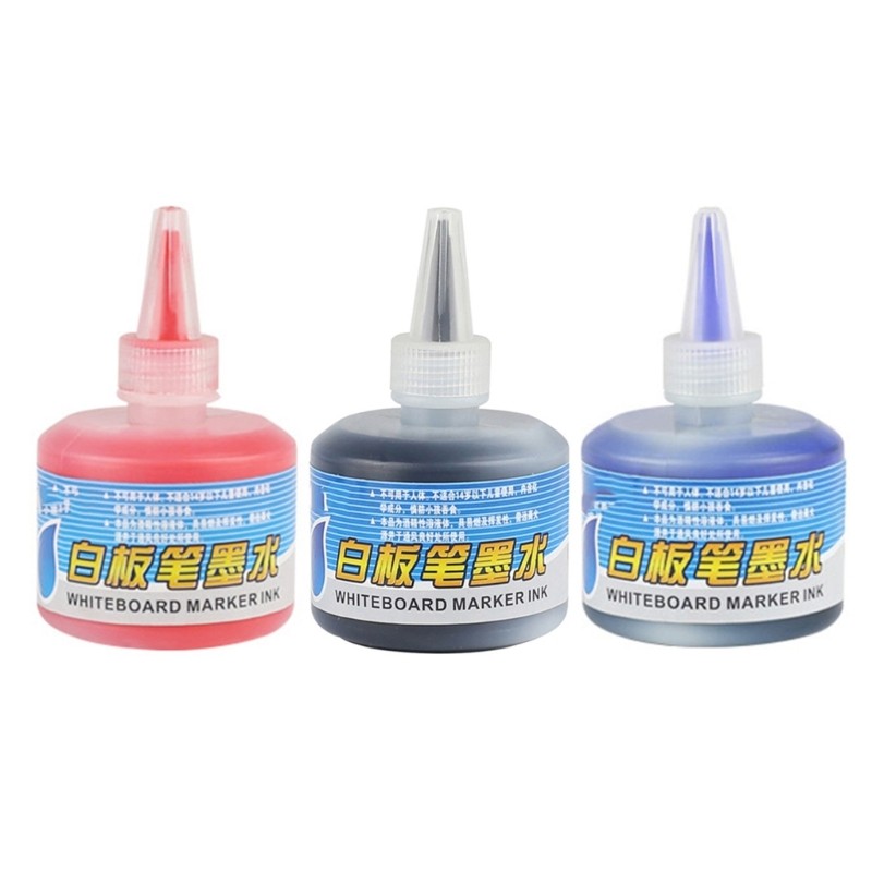 

1 Bottle 50ml Refill for Refilling Inks Whiteboard Marker Pen Black Red Blue