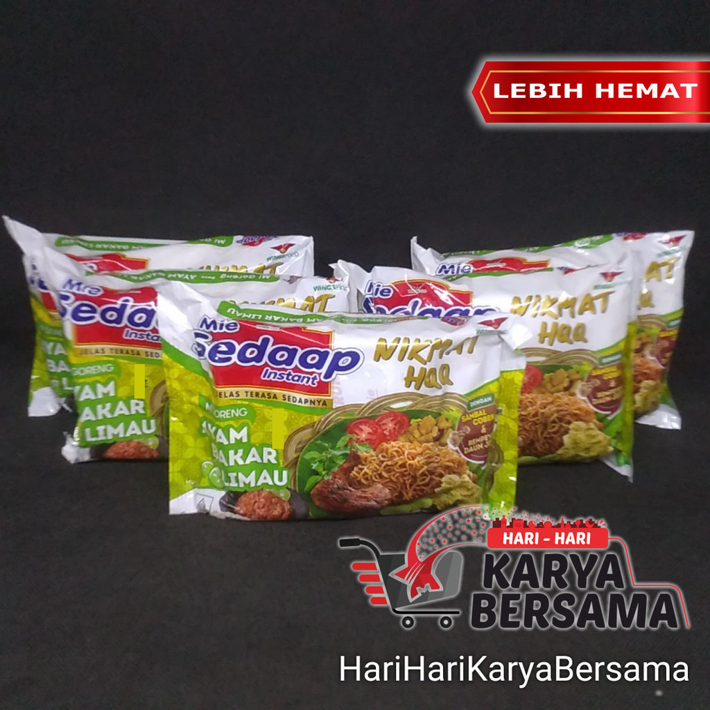 

MIE SEDAAP MIE INSTAN AYAM BAKAR LIMAU PACK 5'S X 89GR