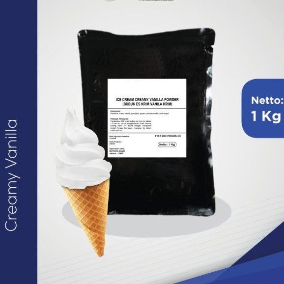 

Qudyew Es krim Powder Susu Vanila Creamy manis Seperti Mixue