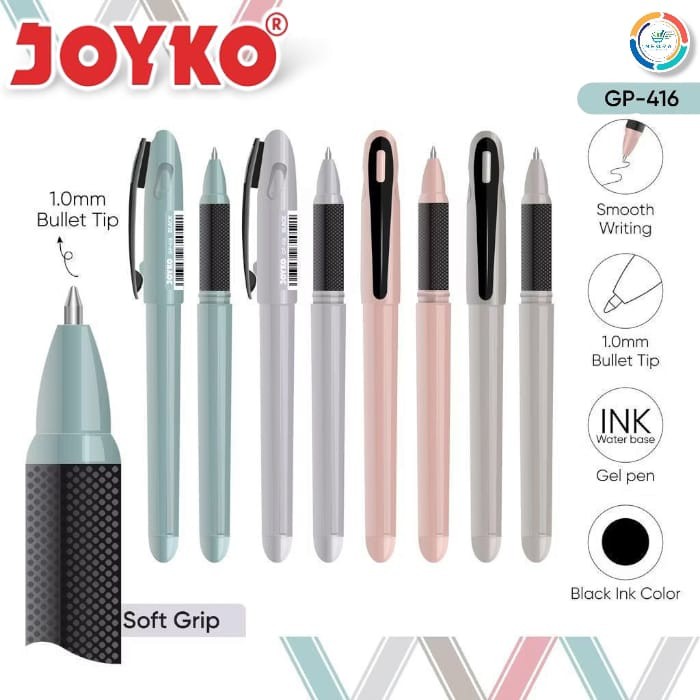 

Joyko Gel Pen Pulpen Pena GP-416 1.0 mm @ 1pcs (Hitam)