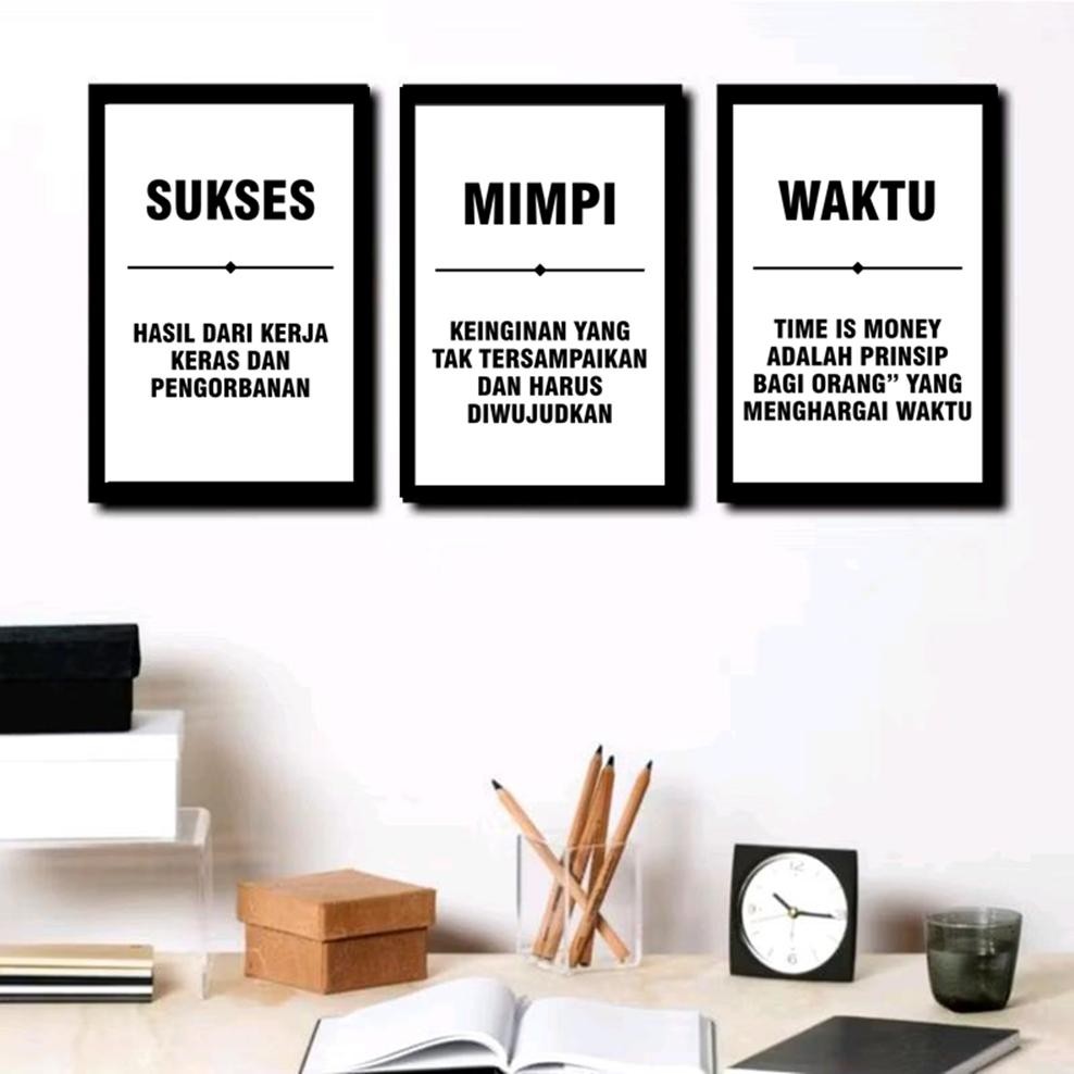 Poster Kata-Kata Motivasi untuk Meningkatkan Semangat collab Dinding Kertas